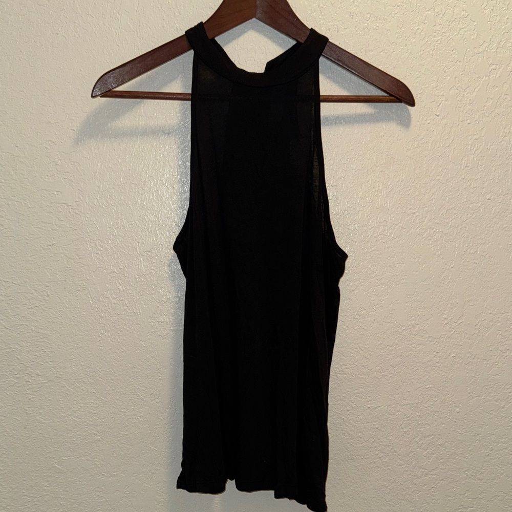 Altar'd State Black High-Neck Tank Top